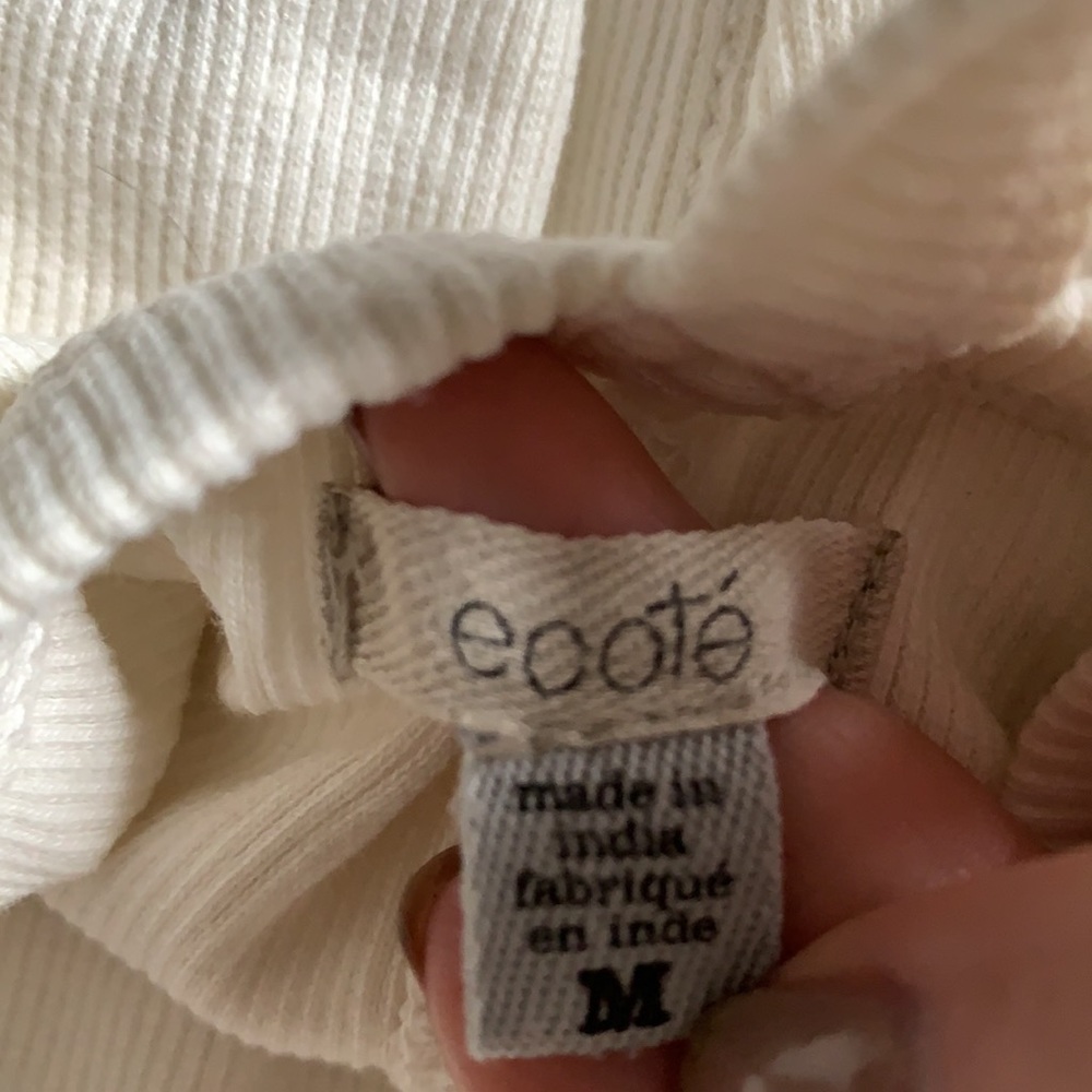 ECOTÉ Off-white top - Picture 3 of 3